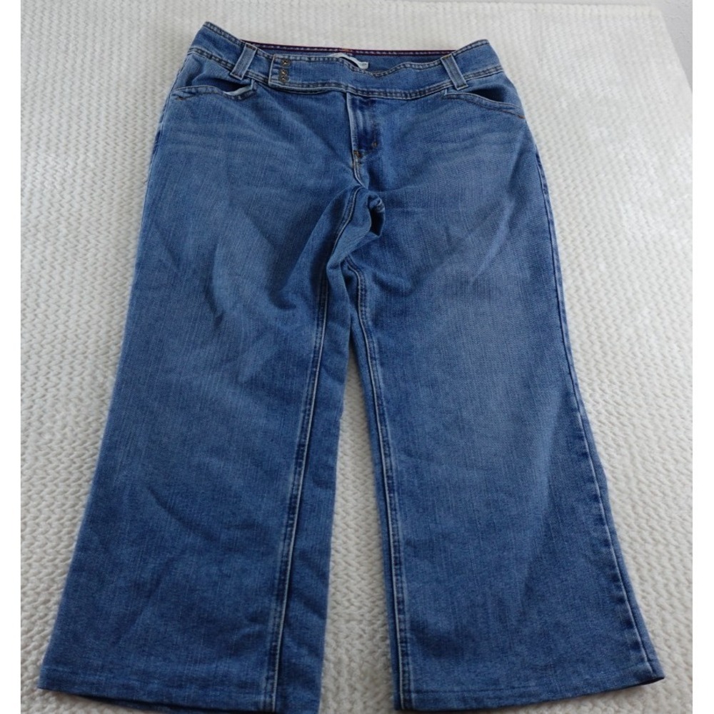 Tommy Hilfiger Hipster Boot Dark Wash Jeans Women's 18